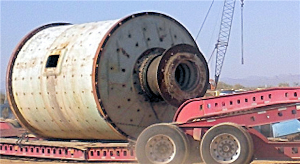 Marcy 10'6" X 14' (3m X 4.3m) Ball Mill, 800 Hp (597 Kw))